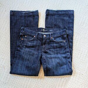 DOJO 28 7 For All Mankind Vintage Dark Denim Flare Boot